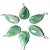 Pingente Gota Onix Verde Natural Montagem Pino Prata 950 - Imagem 2