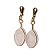 Brinco Navete Quartzo Rosa Tarraxa Dourado - Imagem 5