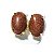 Brinco Topinho Cabochão Oval Pedra do Sol Dourado - Imagem 6