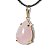 Conjunto Anel Brinco e Pingente Quartzo Rosa Natural Dourado - Imagem 8