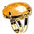 1 Anel Citrino Cabochão Oval Montagem Dourado Aro Ajustavel - Imagem 8