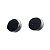 Brinco Button Pedra Obsidiana Negra Tarraxa Banho Dourado - Imagem 5