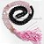 Japamala Pedra Quartzo Rosa Bolinha Preta 6mm 108 Contas - Imagem 2