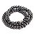 Colar Choker Pedra Hematita Bolinha 6mm Furada 45cm Rosca - Imagem 4