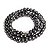 Colar Choker Pedra Hematita Bolinha 6mm Furada 45cm Rosca - Imagem 2