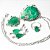 Luxuoso Conjunto Gema Esmeralda Facetada Natural Prata 950 - Imagem 2