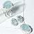 Conjunto Pedra Topazio Azul Natural Prata 925 E Zirconia - Imagem 1