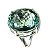 Luxuoso Conjunto Gemas Prasiolita Verde Prata 950 - Imagem 3