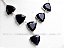 Maxxi colar Pedra Obsidiana Negra 7 Gemas Prata 950 - Imagem 2