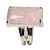 Anel Prata 950 Pedra Quartzo Rosa Multifacetado Ajustavel - Imagem 3
