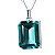 Conjunto colar Gema Obsidiana Verde Facetado Prata 950 - Imagem 7