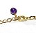 Maxxi Colar 3 Pedra Natural Agata Lilas Montagem Dourado - Imagem 2