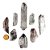 Cristal Gerador Bruto Natural 200g Pontas Quartzo Garimpo - Imagem 1