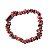 Pulseira Pedra Rodonita Natural Montagem Fio de Silicone - Imagem 4