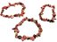 Pulseira Pedra Rodonita Natural Montagem Fio de Silicone - Imagem 2