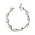 Pulseira Pedra Quartzo Cristal Na Gaiola Banho Prateado - Imagem 7