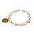 Pulseira Pedra Citrino Na Gaiola Montagem Dourado - Imagem 5
