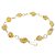 Pulseira Pedra Citrino Na Gaiola Montagem Dourado - Imagem 2