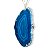 01 Pingente Nlux Chapa Ágata Azul Pino Prata 950 - Imagem 3