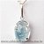 01 Pingente Nlux Cabochão Oval Topazio Azul Natural Garra Prata 950 - Imagem 3