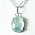 Colar Pedra Topazio Azul Cabochão Natural Garra Prata 950 - Imagem 2