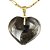 Colar Coração Pedra Cristal Hialino Montagem Flash Dourado - Imagem 2