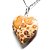Colar Coração Pedra Jaspe Leopardita Natural Pino Prata 950 - Imagem 2