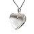 Colar Coração Pedra Quartzo Cristal Pino E Perinha Prata 950 - Imagem 5