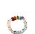 Pulseira 7 Chakras Pedras Roladas Montagem Fio Silicone - Imagem 2