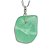 01 Pingente Nlux Prata 925 com Pedrinha Fluorita Verde Pino Prata 950 - Imagem 3
