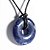 Colar Pedra Pi ou Cristal Donut Pedra Sodalita Azul Natural - Imagem 3