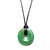 Colar Pedra Pi Pedra Quartzo Verde Natural Cordão Ajustável - Imagem 1