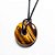 Colar Pedra Pi Pedra Olho de Tigre Natural Cordão Ajustável - Imagem 3