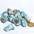 Pedra Larimar rolado natural tamanho pequeno próximo de 30mm - Imagem 1