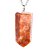 Colar Pontinha Calcita Laranja Grande Pino Prata 950 - Imagem 1