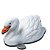 Cisne Esculpido Artesanato em Pedra Mármore Branco 137056 - Imagem 1