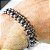 Pulseira Pedra Hematita Natural com Fibra Silicone - Imagem 3