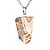 Colar Pontinha Jaspe Leopardo Grande Pino Prata 950 - Imagem 2