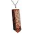 01 Pingente Nlux Pontinha Obsidiana Mahogany Grande Pino Prata 950 - Imagem 3