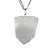 01 Pingente Nlux Pontinha Fluorita Roxa Natural Grande Pino Prata 950 - Imagem 3