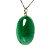 Colar Cabochão Oval Pedra Quartzo Verde Pino Prata 950 - Imagem 4
