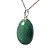 Colar Cabochão Oval Pedra Quartzo Verde Pino Prata 950 - Imagem 6
