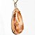 Colar Hematoide Com Dendrita Grande Gota Garra Dourada - Imagem 3