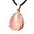 Colar Extra Gota Pedra Quartzo Rosa Montagem Garra Dourado - Imagem 6