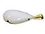 Colar Extra Gota Quartzo Leitoso Natural Garra Dourado - Imagem 2