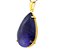 Colar Extra Gota Pedra Estrela Montagem Garra Dourado - Imagem 1
