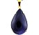 Colar Extra Gota Pedra Estrela Montagem Garra Dourado - Imagem 2