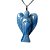 01 Pingente Nlux Anjo Quartzo Azul Natural Pino Prata 950 - Imagem 5