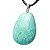 Colar Gota Amazonita Verde Pedra Natural Pino Prateado - Imagem 5