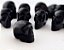Crânio Não Pingente Pedra Obsidiana Negra Esculpido Natural - Imagem 2